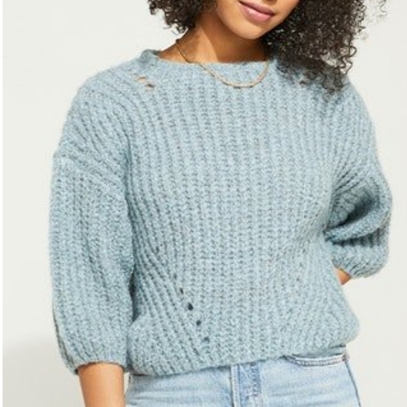 Gentle Fawn Rowan Pullover Sweater Chunky Knit Sz M - Picture 1 of 11